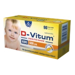 D-Vitum witamina D dla dzieci 600 j.m. 90 kapsułek "twist-off"